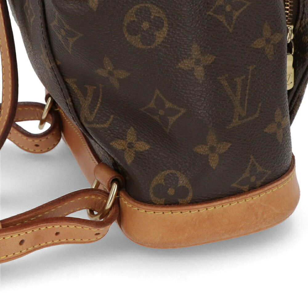 【中古/Bランク】 LOUIS VUITTON ルイ ヴィトン レディース バッグ リュック・デイパック ミニモンスリ ブラウン系 モノグラムキャンバス シリアルあり ミニリュック M51137