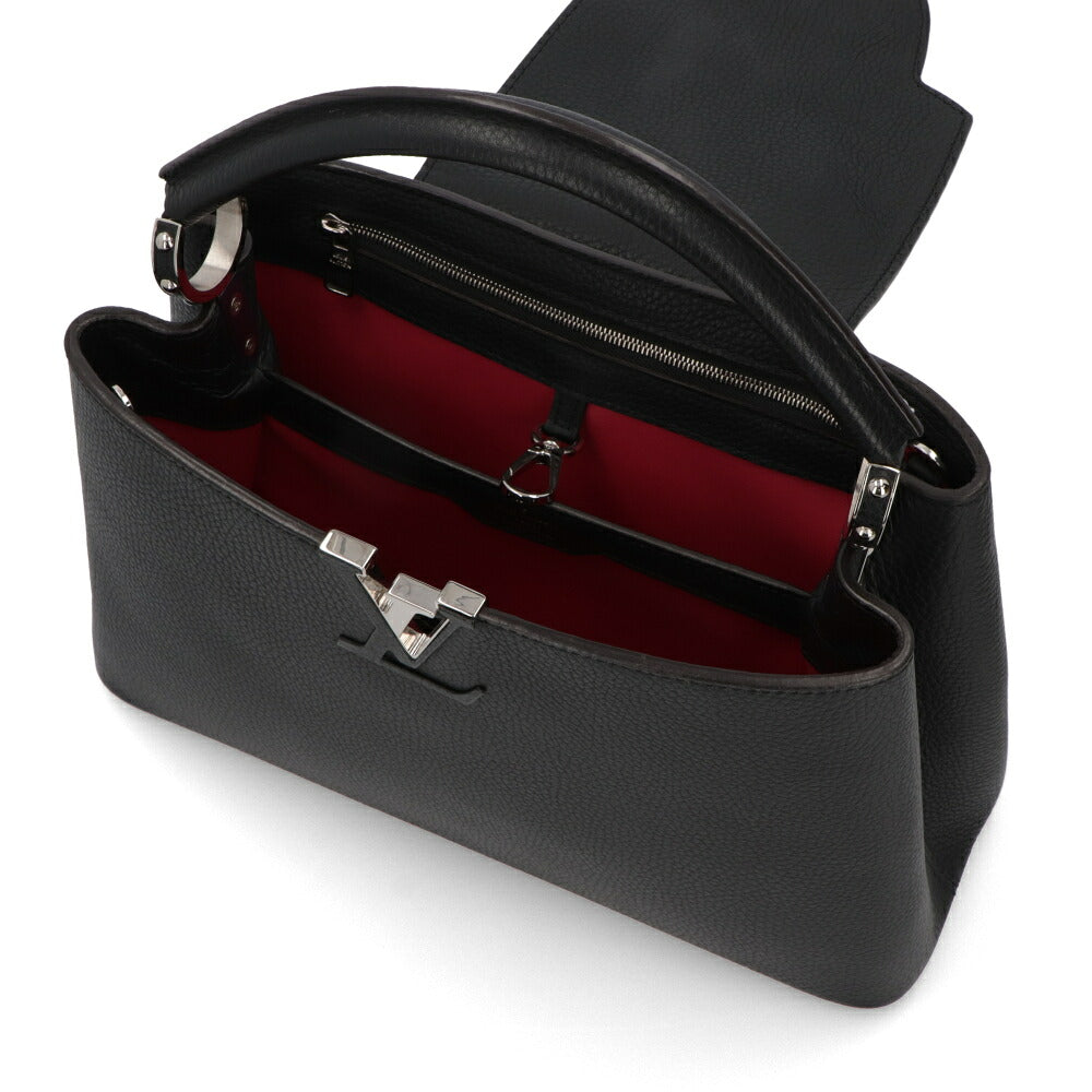 【中古/Aランク】 LOUIS VUITTON ルイ ヴィトン レディース バッグ ハンドバッグ カプシーヌMM ブラック トリヨンレザー シリアルあり ヴィンテージ M42242