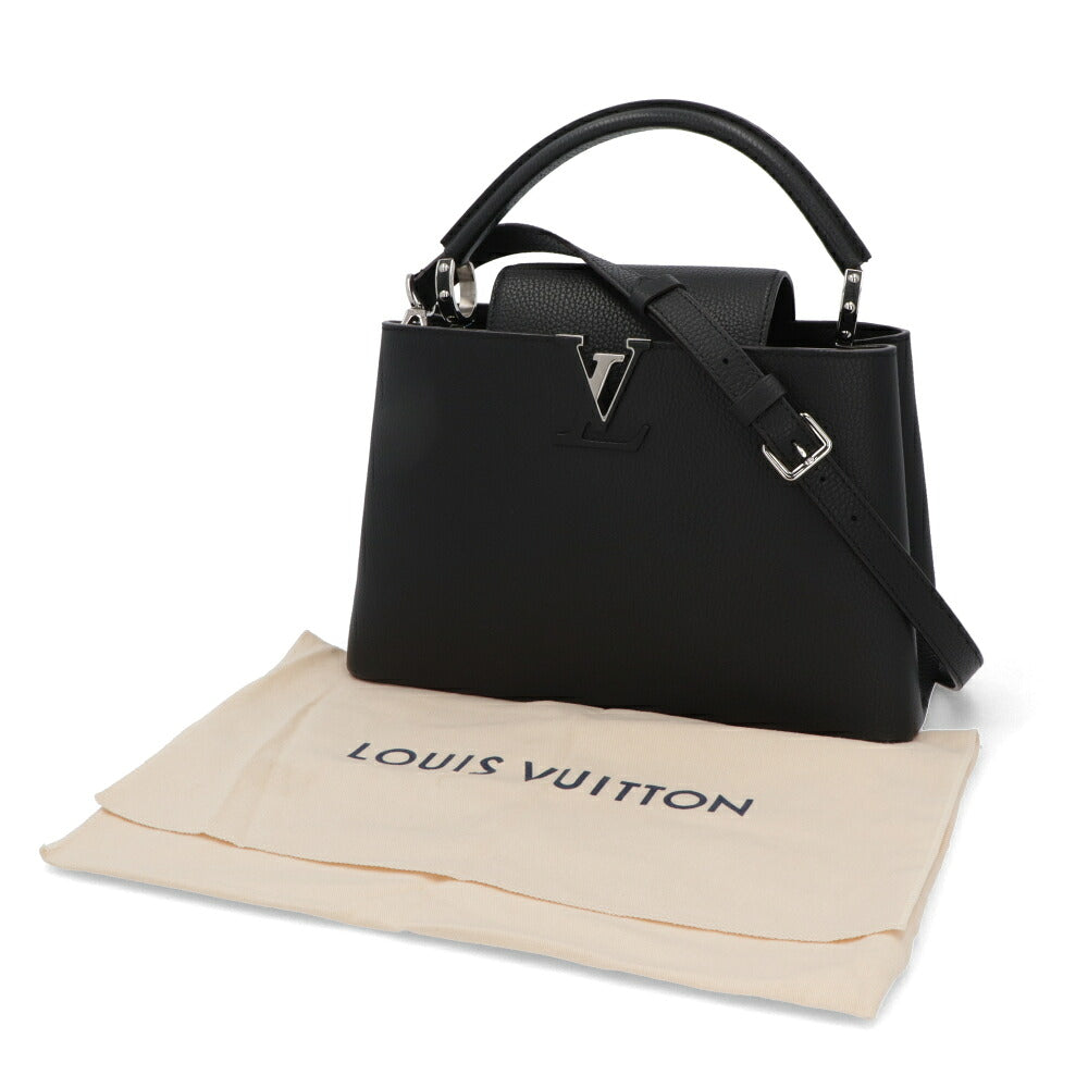 【中古/Aランク】 LOUIS VUITTON ルイ ヴィトン レディース バッグ ハンドバッグ カプシーヌMM ブラック トリヨンレザー シリアルあり ヴィンテージ M42242