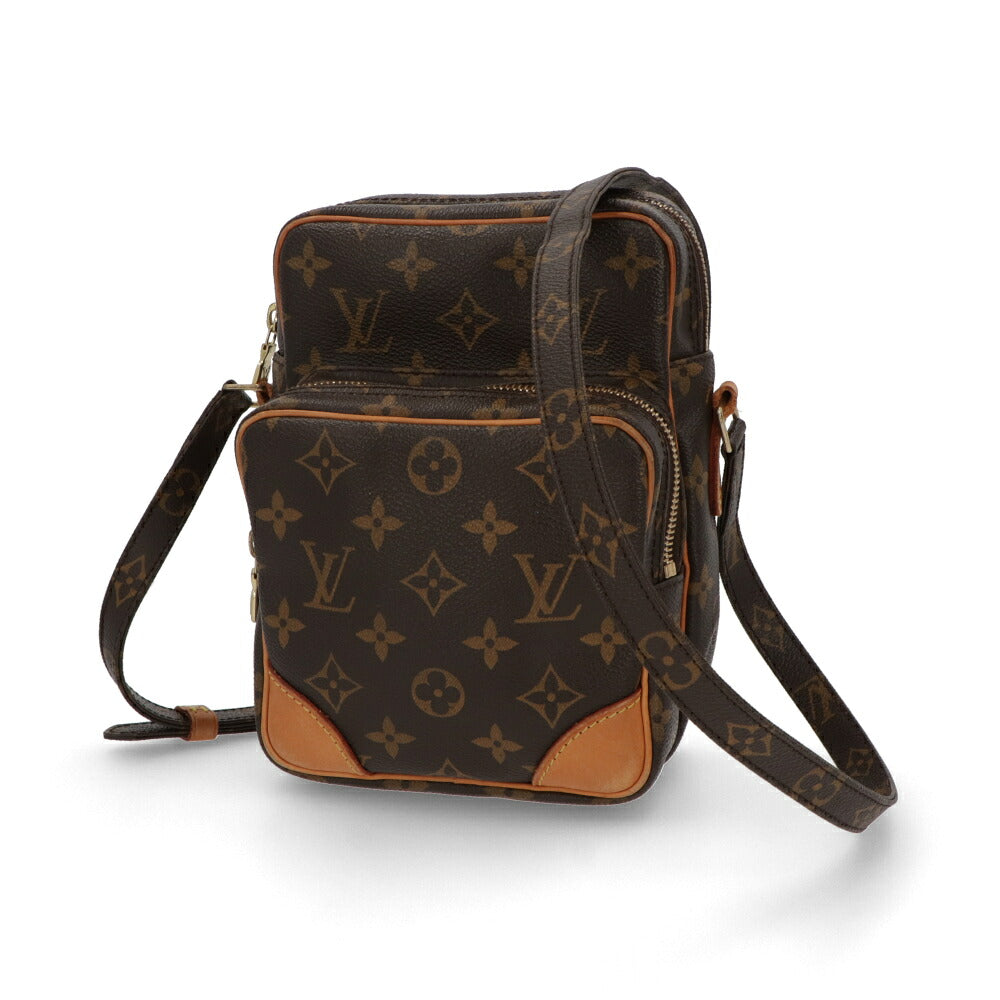 【中古/Bランク】 LOUIS VUITTON ルイ ヴィトン ユニセックス バッグ ショルダーバッグ アマゾン ブラウン系 モノグラムキャンバス シリアルあり ヴィンテージ M45236