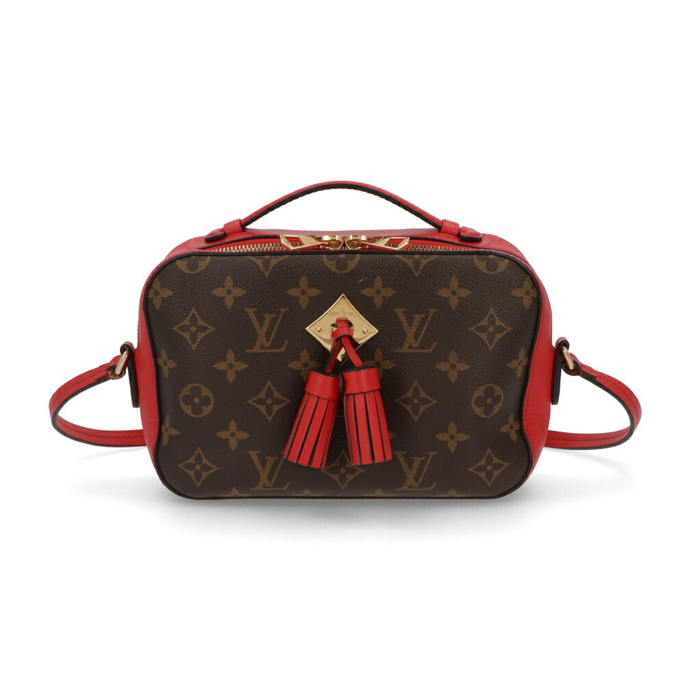 【中古/Aランク】LOUIS VUITTON ルイ ヴィトン レディース バッグ ショルダーバッグ サントンジュ Aランク フリンジ付き ミニバッグ M43556