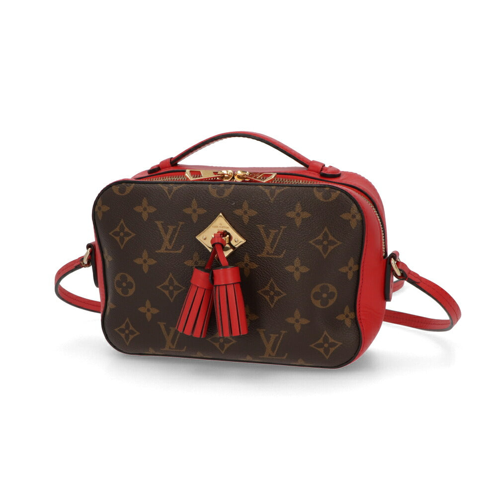 【中古/Aランク】LOUIS VUITTON ルイ ヴィトン レディース バッグ ショルダーバッグ サントンジュ Aランク フリンジ付き ミニバッグ M43556