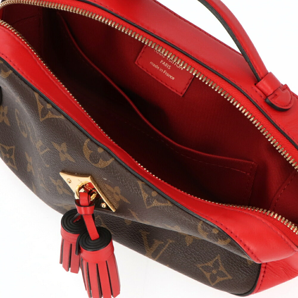 【中古/Aランク】LOUIS VUITTON ルイ ヴィトン レディース バッグ ショルダーバッグ サントンジュ Aランク フリンジ付き ミニバッグ M43556