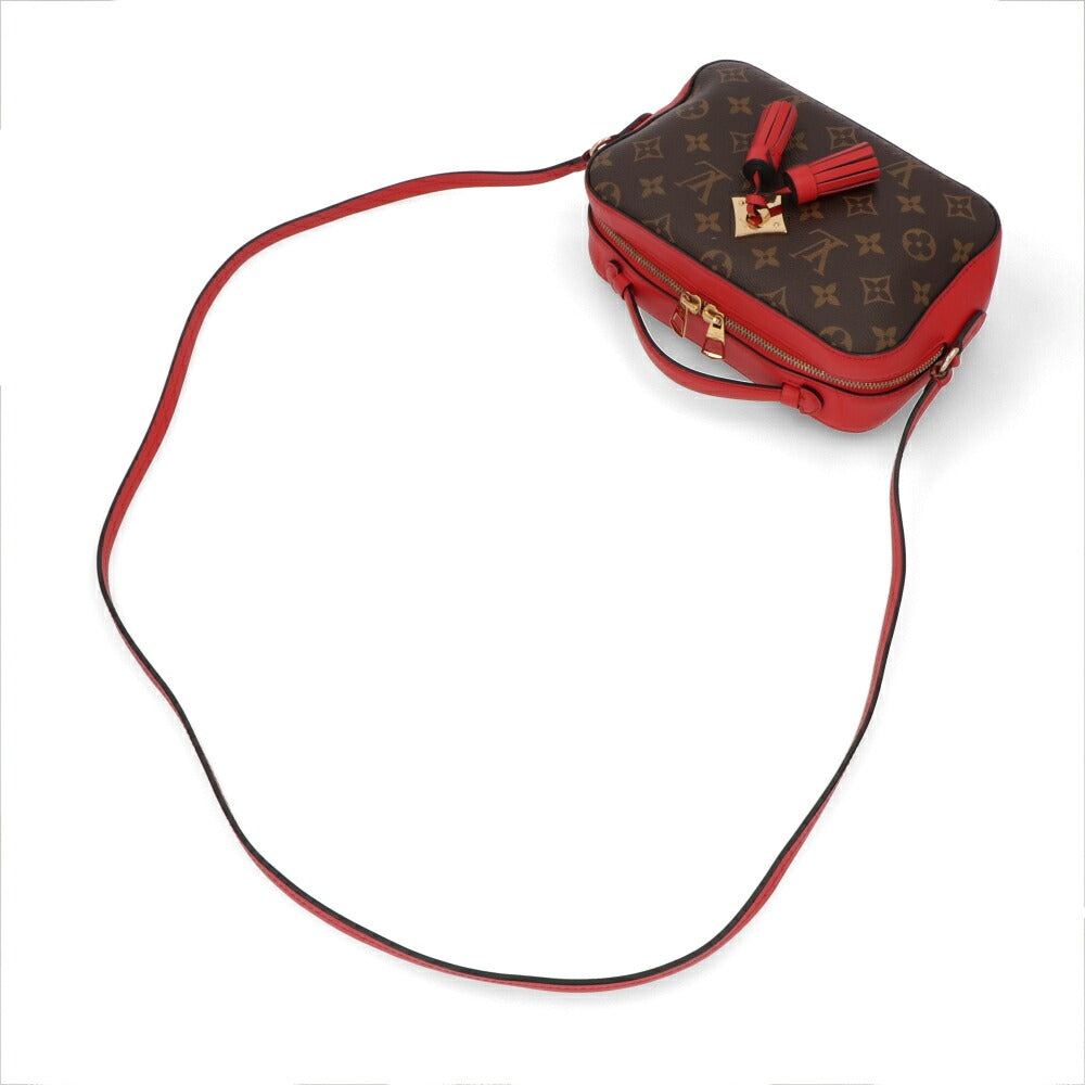 【中古/Aランク】LOUIS VUITTON ルイ ヴィトン レディース バッグ ショルダーバッグ サントンジュ Aランク フリンジ付き ミニバッグ M43556