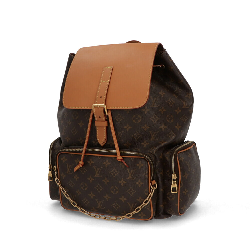 【中古/Aランク】 LOUIS VUITTON ルイ ヴィトン ユニセックス バッグ リュック・デイパック トリオバックパック ブラウン系 モノグラムキャンバス シリアルあり バックパック M44658