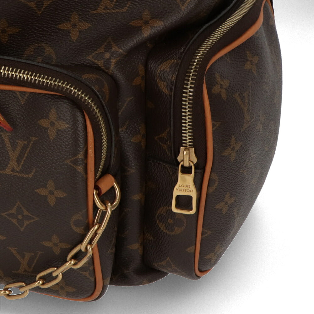 【中古/Aランク】 LOUIS VUITTON ルイ ヴィトン ユニセックス バッグ リュック・デイパック トリオバックパック ブラウン系 モノグラムキャンバス シリアルあり バックパック M44658