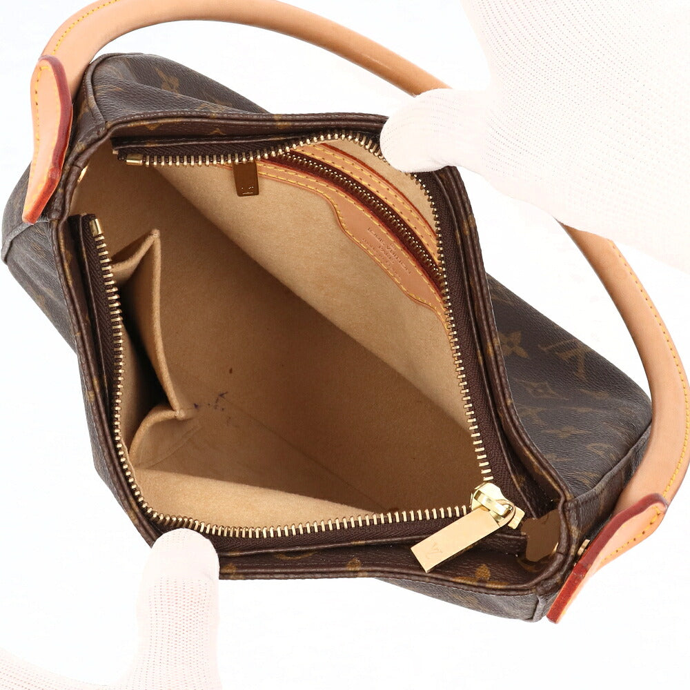 【中古/ABランク】 LOUIS VUITTON ルイ ヴィトン レディース バッグ ショルダーバッグ ルーピングMM ブラウン系 モノグラムキャンバス シリアルあり ハンドバッグ ヴィンテージ M51146