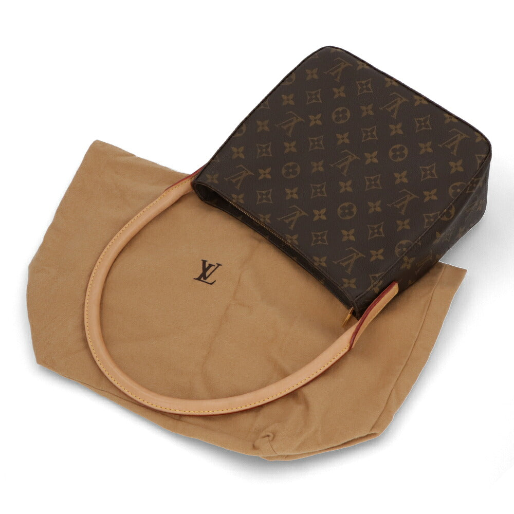 【中古/ABランク】 LOUIS VUITTON ルイ ヴィトン レディース バッグ ショルダーバッグ ルーピングMM ブラウン系 モノグラムキャンバス シリアルあり ハンドバッグ ヴィンテージ M51146