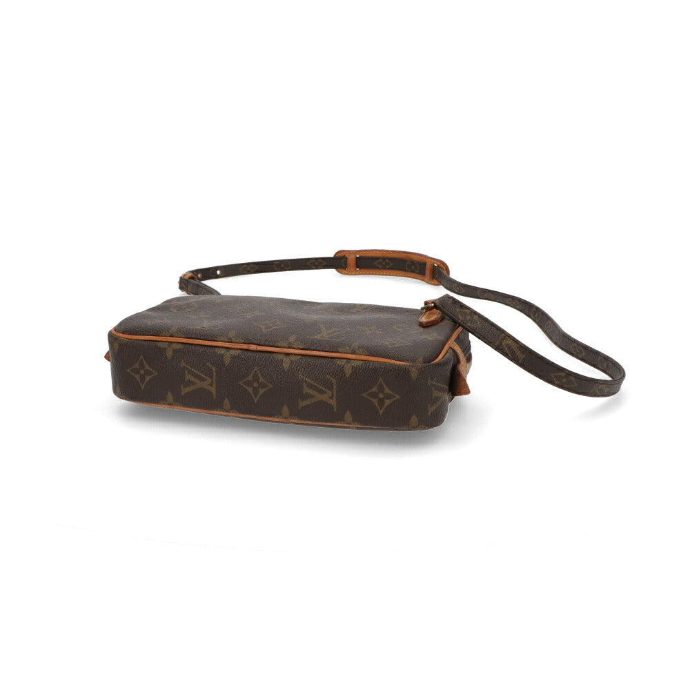 【中古/Bランク】 LOUIS VUITTON ルイ ヴィトン レディース バッグ ショルダーバッグ ポシェット・マルリーバンドリエール ブラウン系 モノグラムキャンバス シリアルあり ヴィンテージ M51828