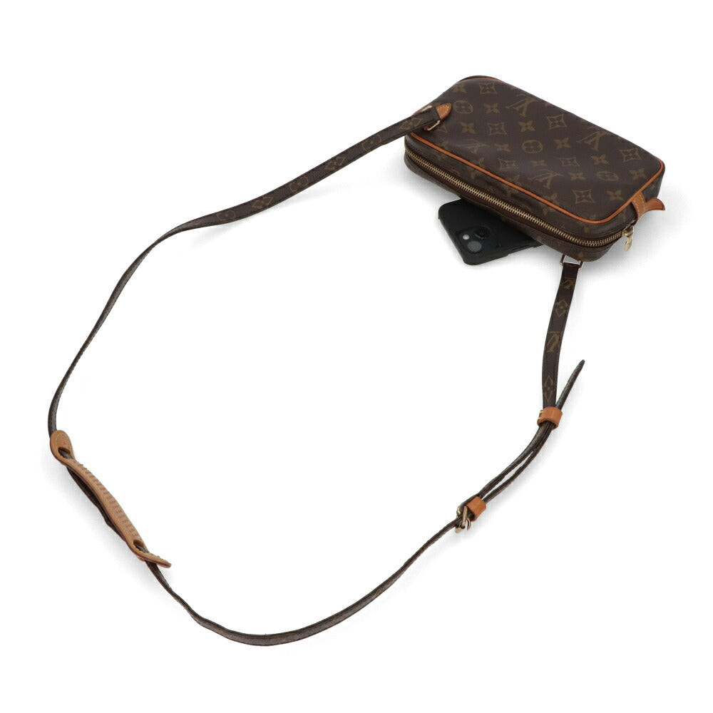 【中古/Bランク】 LOUIS VUITTON ルイ ヴィトン レディース バッグ ショルダーバッグ ポシェット・マルリーバンドリエール ブラウン系 モノグラムキャンバス シリアルあり ヴィンテージ M51828