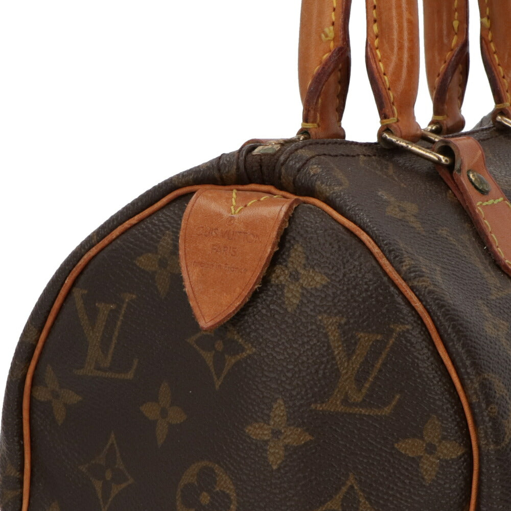 【中古/Bランク】LOUIS VUITTON ルイ ヴィトン レディース ハンドバッグ スピーディ25 ブラウン系 モノグラムキャンバス シリアルあり ヴィンテージ M41528