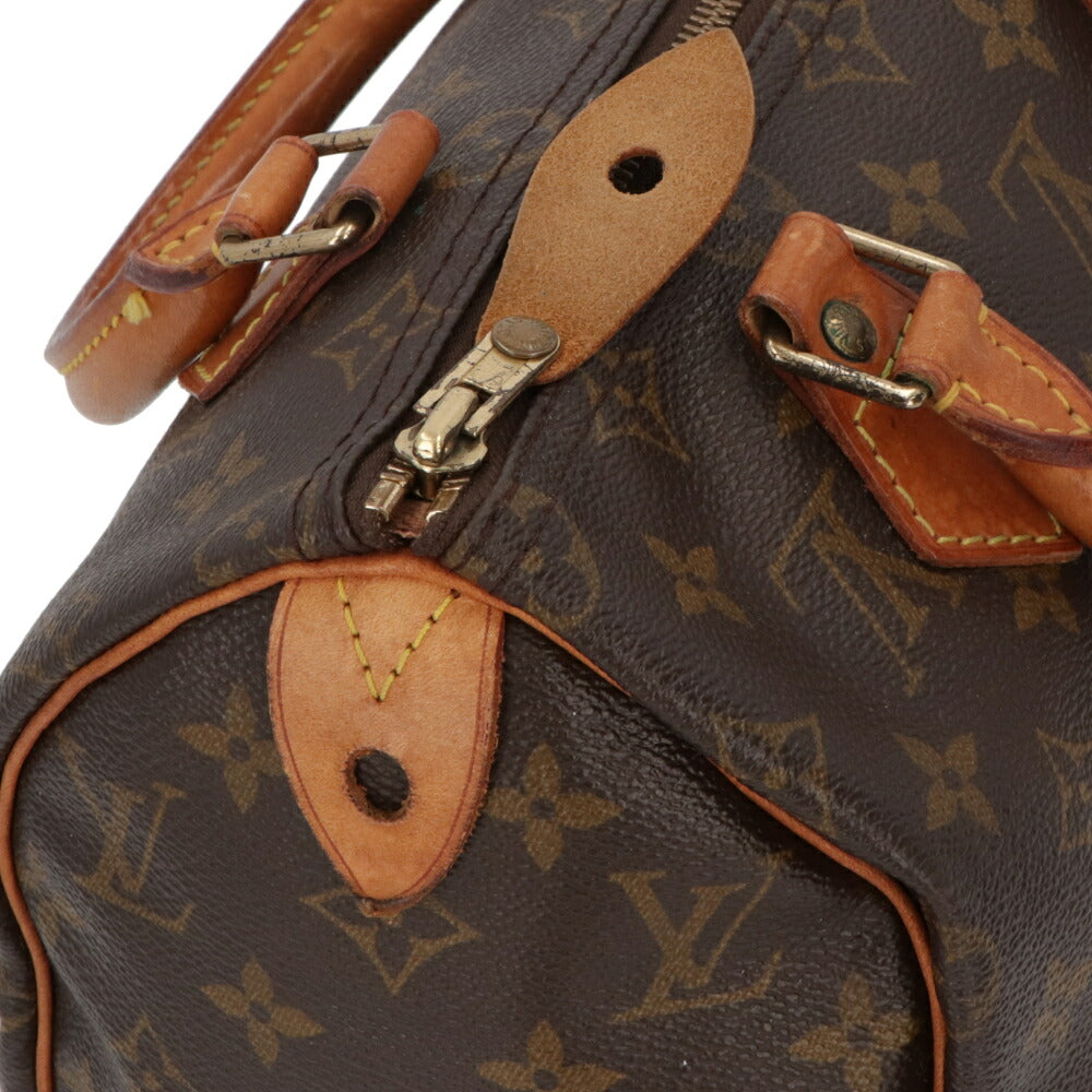 【中古/Bランク】LOUIS VUITTON ルイ ヴィトン レディース ハンドバッグ スピーディ25 ブラウン系 モノグラムキャンバス シリアルあり ヴィンテージ M41528
