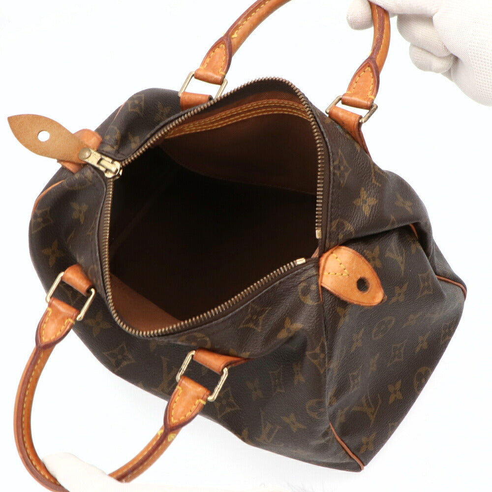 【中古/Bランク】LOUIS VUITTON ルイ ヴィトン レディース ハンドバッグ スピーディ25 ブラウン系 モノグラムキャンバス シリアルあり ヴィンテージ M41528