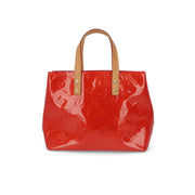 【中古/ABランク】 LOUIS VUITTON ルイ ヴィトン レディース バッグ ハンドバッグ モノグラムヴェルニ リードPM オレンジレッド系 エナメルカーフ シリアルあり ヴィンテージ M91088