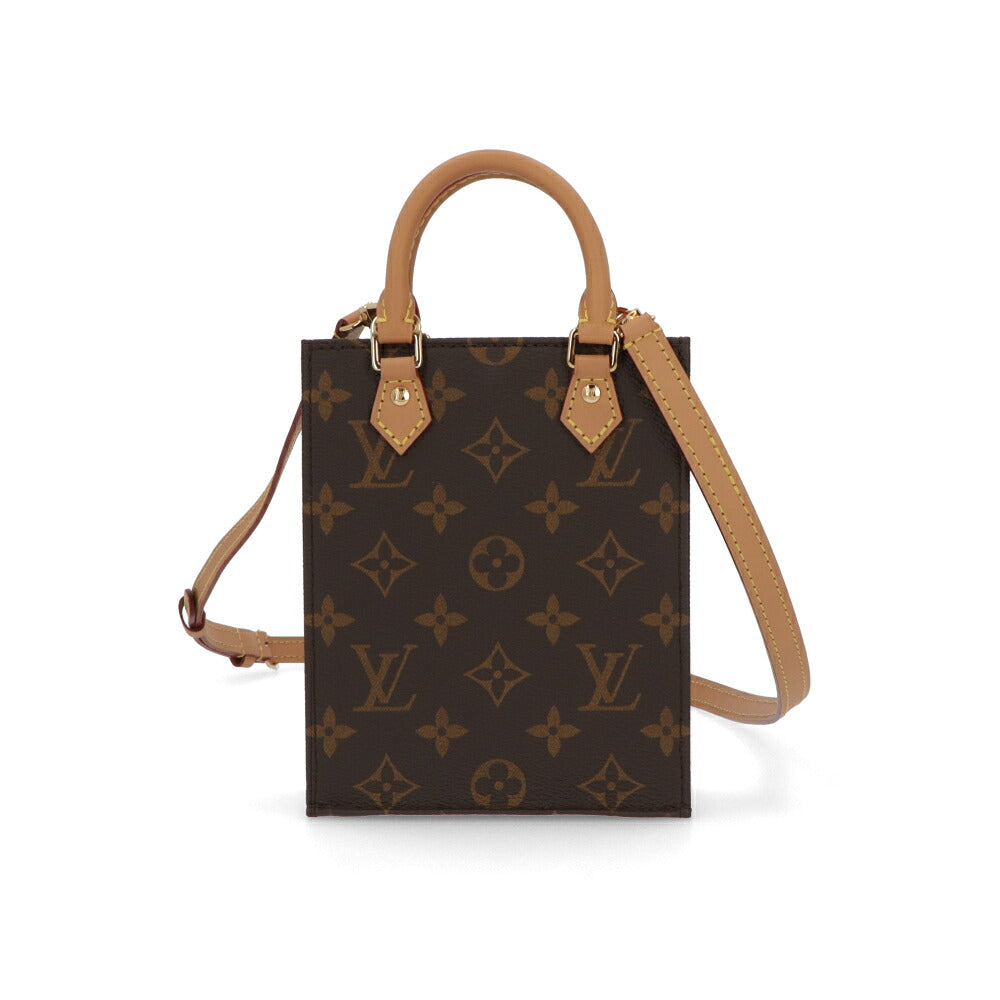 【中古/Aランク】 LOUIS VUITTON ルイ ヴィトン レディース バッグ ショルダーバッグ プティット サックプラ ブラウン系 モノグラム ミニバッグ M81295