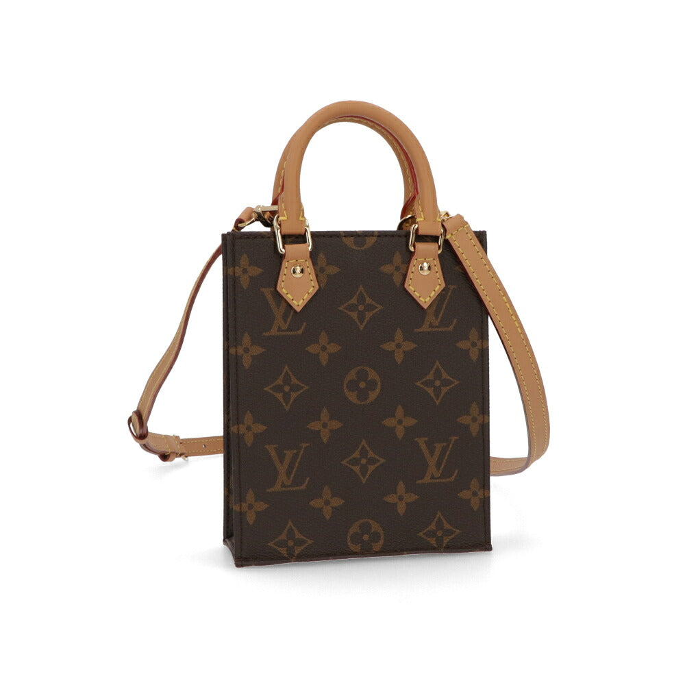 【中古/Aランク】 LOUIS VUITTON ルイ ヴィトン レディース バッグ ショルダーバッグ プティット サックプラ ブラウン系 モノグラム ミニバッグ M81295