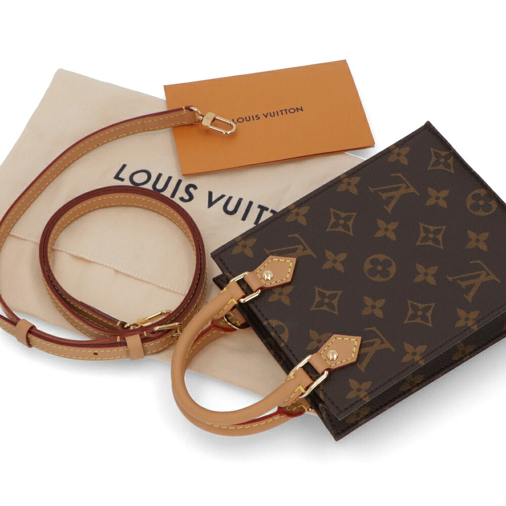 【中古/Aランク】 LOUIS VUITTON ルイ ヴィトン レディース バッグ ショルダーバッグ プティット サックプラ ブラウン系 モノグラム ミニバッグ M81295