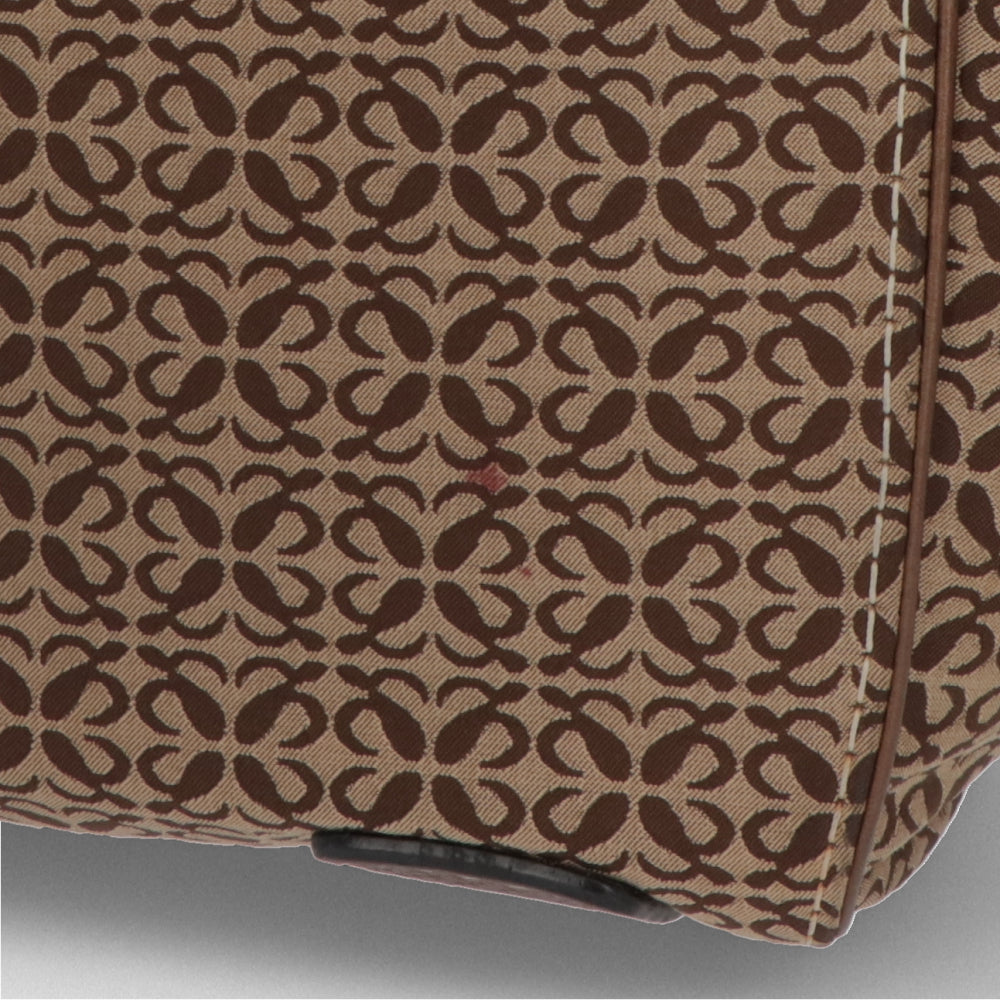 【中古/ABランク】LOEWE ロエベ レディース バッグ ハンドバッグ アナグラム ニューロード ブラウン系 キャンバス モノグラム