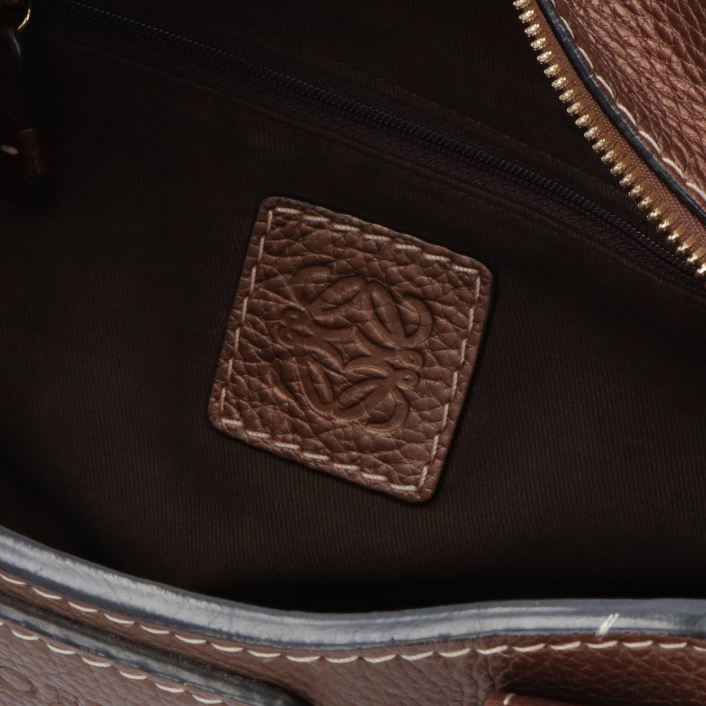 【中古/ABランク】LOEWE ロエベ レディース バッグ ハンドバッグ アナグラム ニューロード ブラウン系 キャンバス モノグラム