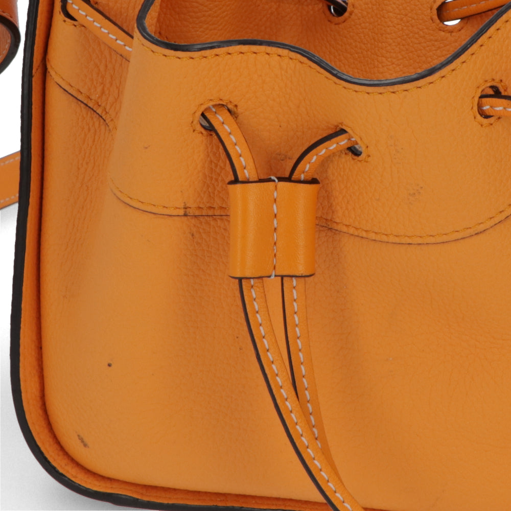 【中古/ABランク】LOEWE ロエベ レディース バッグ ショルダーバッグ ハンモックドローストリングバッグ オレンジ カーフ 巾着バッグ 31412V07