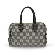 【中古/Bランク】 LOEWE ロエベ レディース バッグ ハンドバッグ アナグラムロゴハンドバッグ ブラック系 キャンバス レザー モノグラム ボストンバッグ