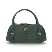 【中古/Aランク】 LOEWE ロエベ レディース バッグ ハンドバッグ センダ グリーン レザー シリアルあり ヴィンテージ
