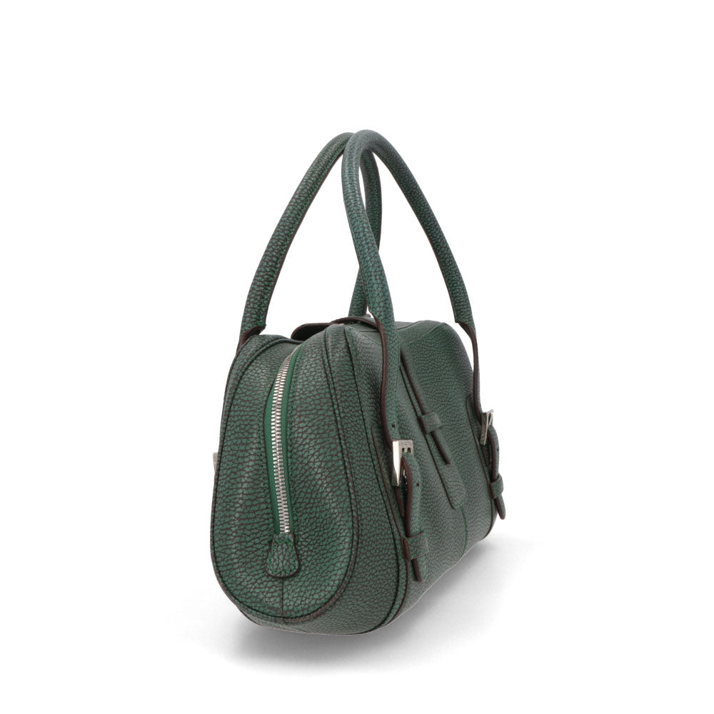 【中古/Aランク】 LOEWE ロエベ レディース バッグ ハンドバッグ センダ グリーン レザー シリアルあり ヴィンテージ