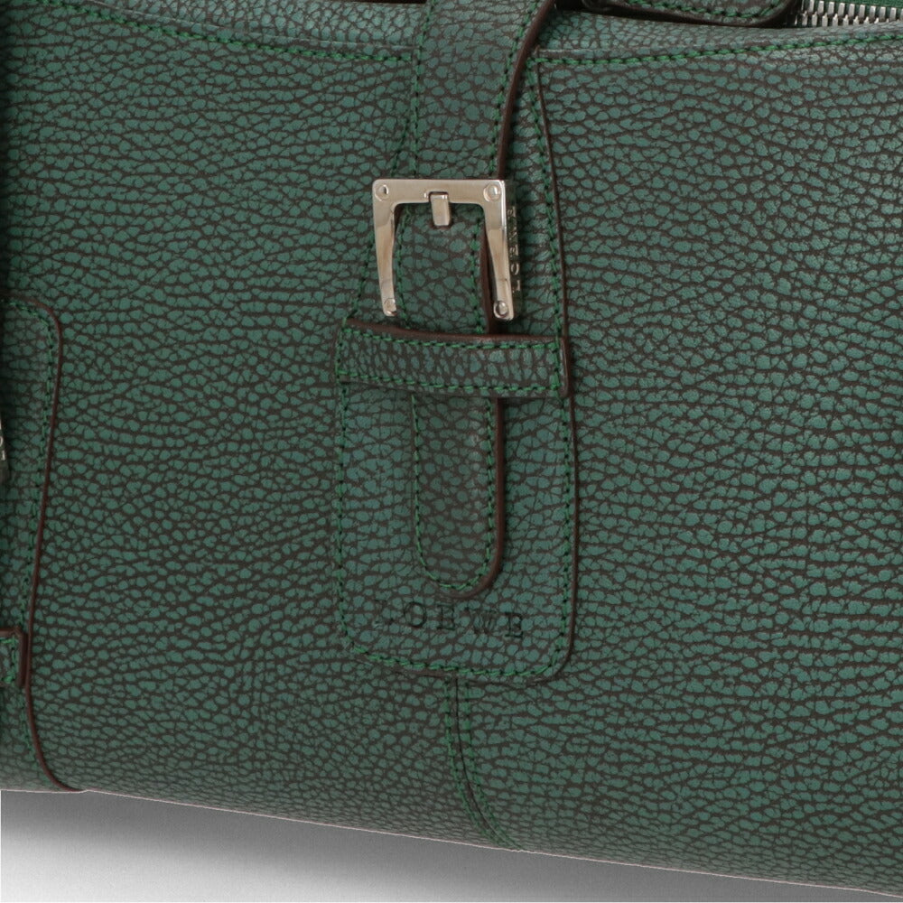 【中古/Aランク】 LOEWE ロエベ レディース バッグ ハンドバッグ センダ グリーン レザー シリアルあり ヴィンテージ