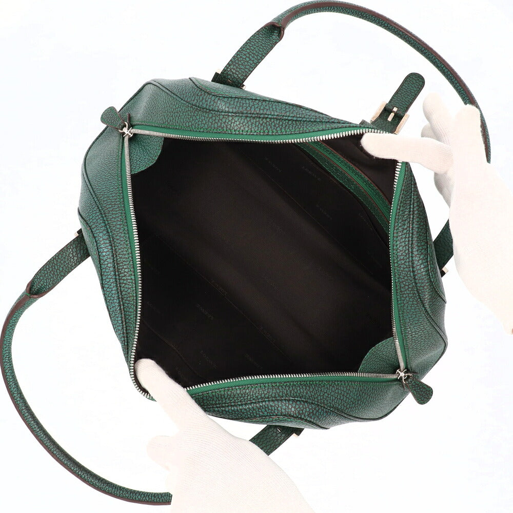 【中古/Aランク】 LOEWE ロエベ レディース バッグ ハンドバッグ センダ グリーン レザー シリアルあり ヴィンテージ