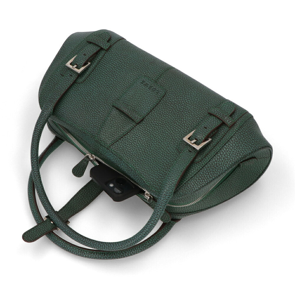 【中古/Aランク】 LOEWE ロエベ レディース バッグ ハンドバッグ センダ グリーン レザー シリアルあり ヴィンテージ