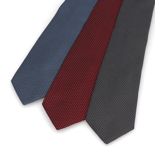 ランバン LANVIN ネクタイ メンズ SILK TIE ブルー レッド グレー シルク ブランドネクタイ 幾何学模様 柄物アイテム 32LVNT305002