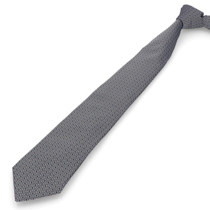ランバン LANVIN ネクタイ メンズ SILK TIE グレー シルク ブランドネクタイ グレー 幾何学模様 柄物アイテム 32LVNT311804