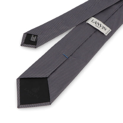 ランバン LANVIN ネクタイ メンズ SILK TIE ブルー グレー シルク ブランドネクタイ 幾何学模様 柄物アイテム 32LVNT310902