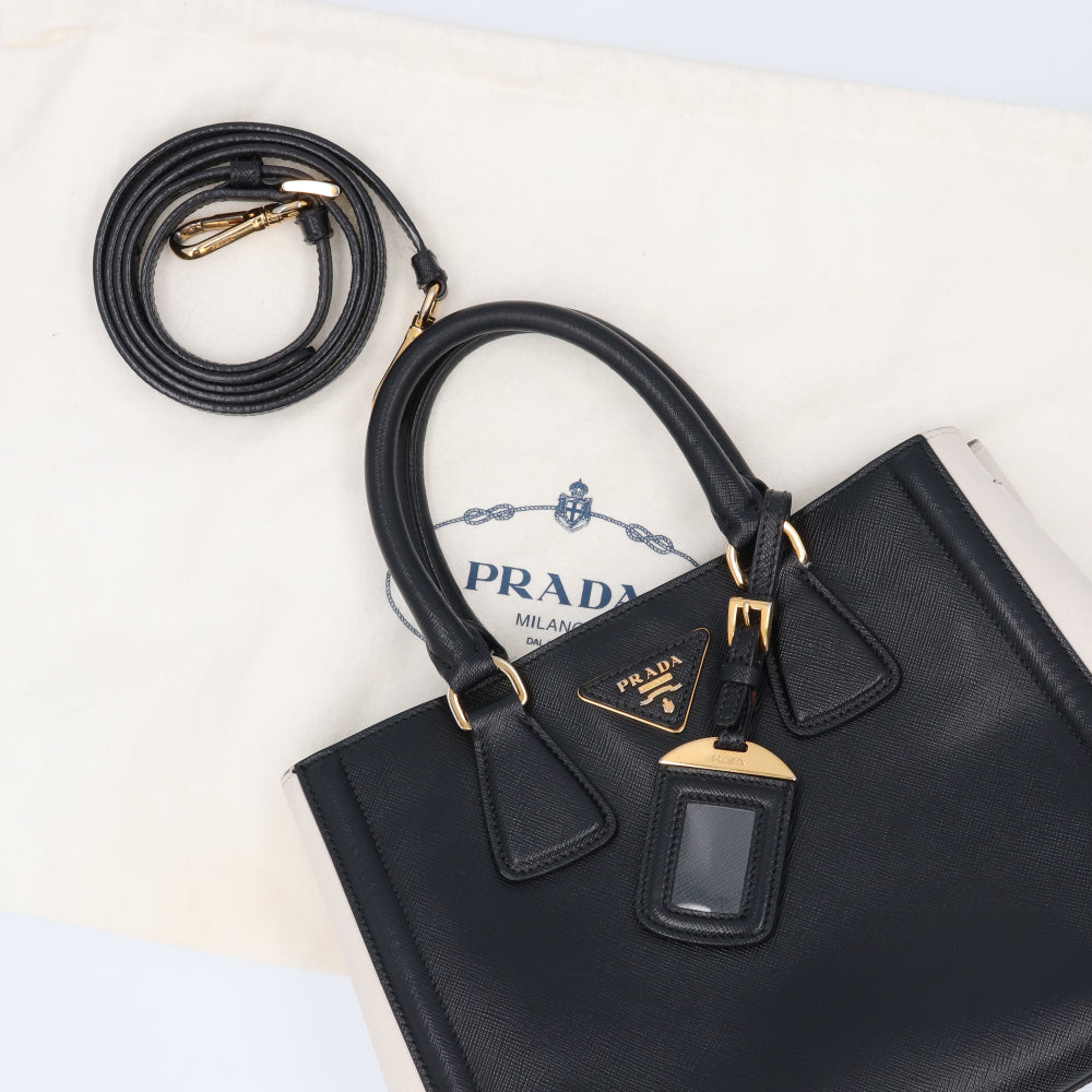 【中古 Cランク】プラダ BN2608 サフィアーノ ハンドバッグ