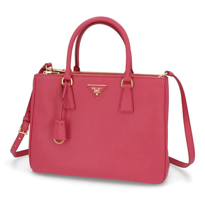 PRADA ハンドバッグ ガレリア ピンク Sランク