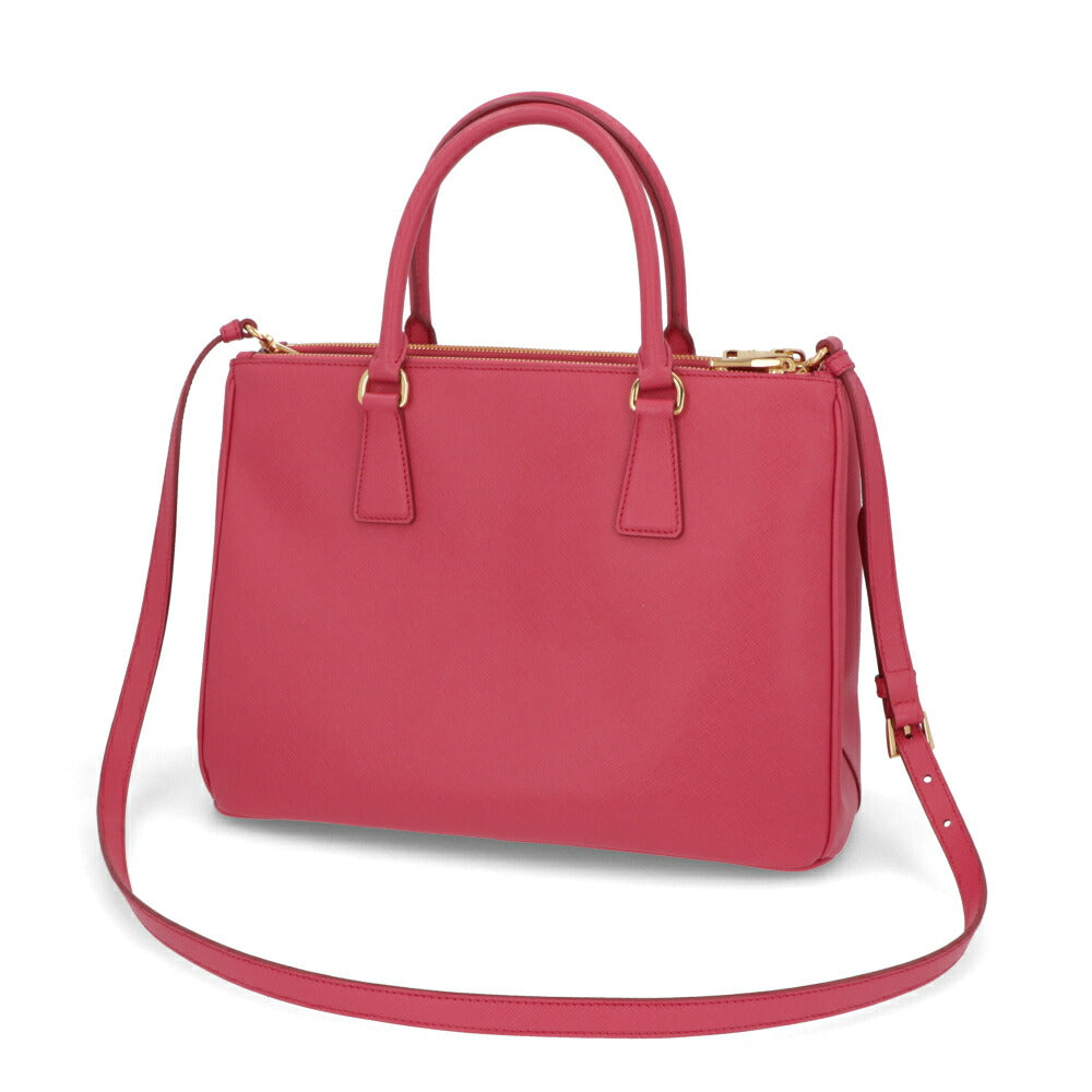 PRADA ハンドバッグ ガレリア ピンク Sランク