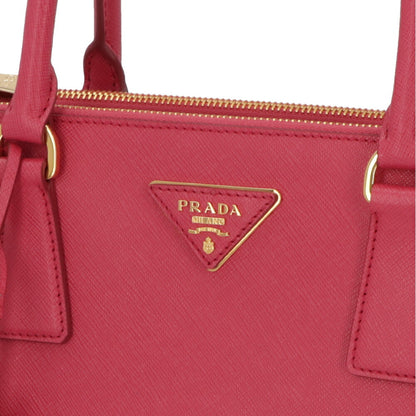 PRADA ハンドバッグ ガレリア ピンク Sランク