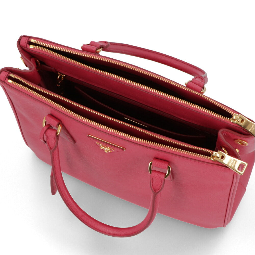 PRADA ハンドバッグ ガレリア ピンク Sランク