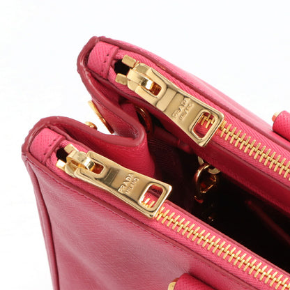 PRADA ハンドバッグ ガレリア ピンク Sランク