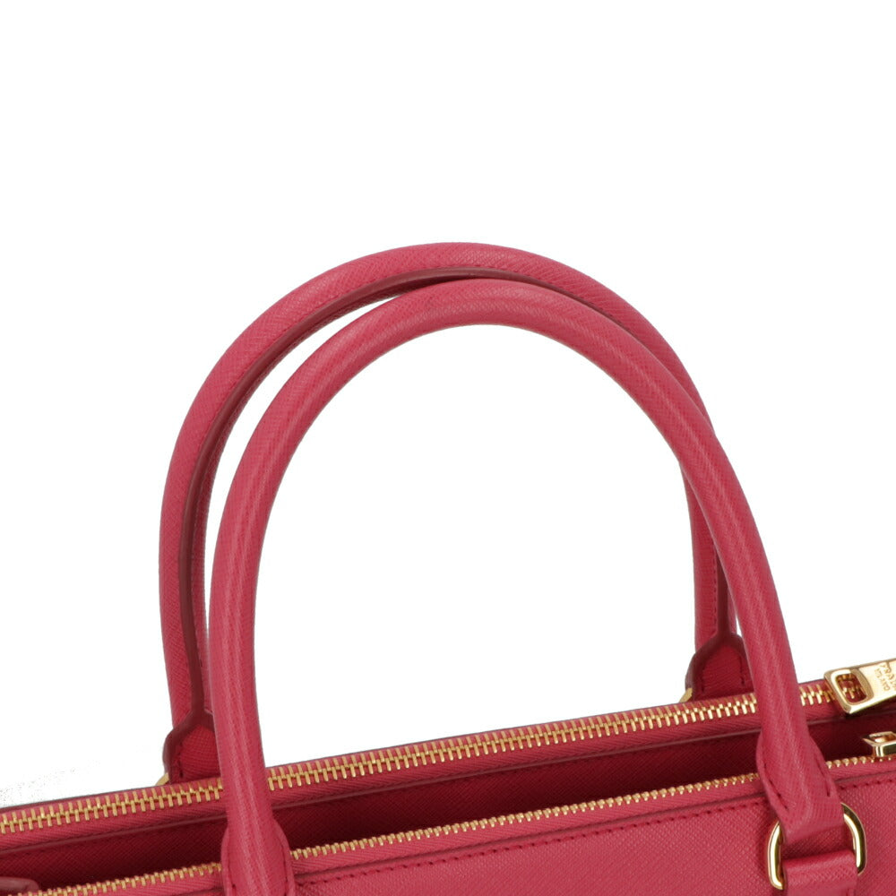 PRADA ハンドバッグ ガレリア ピンク Sランク