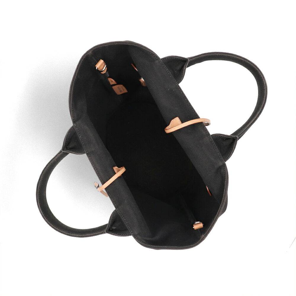 【中古/ABランク】PRADA プラダ レディース トートバッグ カナパ ブラック キャンバス シリアルあり ヴィンテージ 1BG186