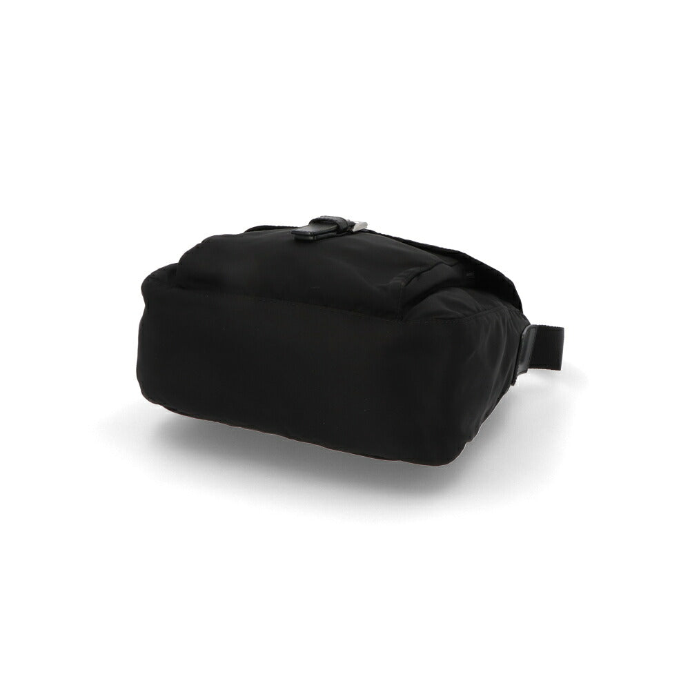 【中古/Bランク】 PRADA プラダ ユニセックス バッグ ショルダーバッグ ブラック ナイロン シリアルあり トライアングルロゴ 1BD994 RV44 B1M