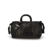 【中古/Bランク】 PRADA プラダ レディース バッグ ハンドバッグ ブラック ナッパレザー シリアルあり ヴィンテージ BN1171