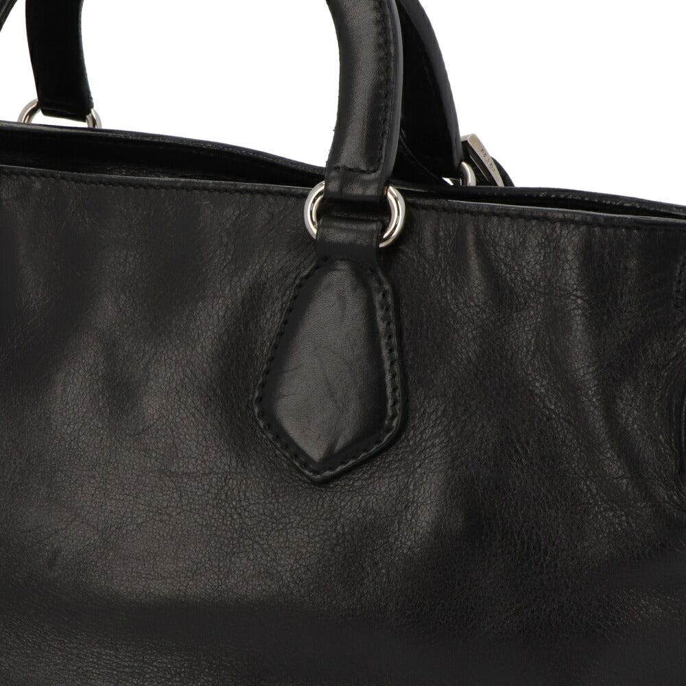 【中古/Bランク】 PRADA プラダ レディース バッグ ハンドバッグ ブラック ナッパレザー シリアルあり ヴィンテージ BN1171