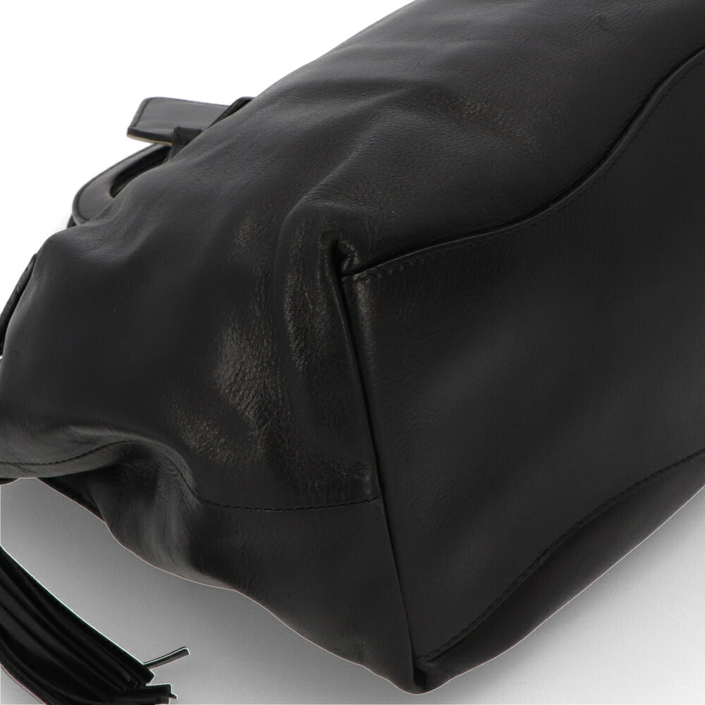 【中古/Bランク】 PRADA プラダ レディース バッグ ハンドバッグ ブラック ナッパレザー シリアルあり ヴィンテージ BN1171