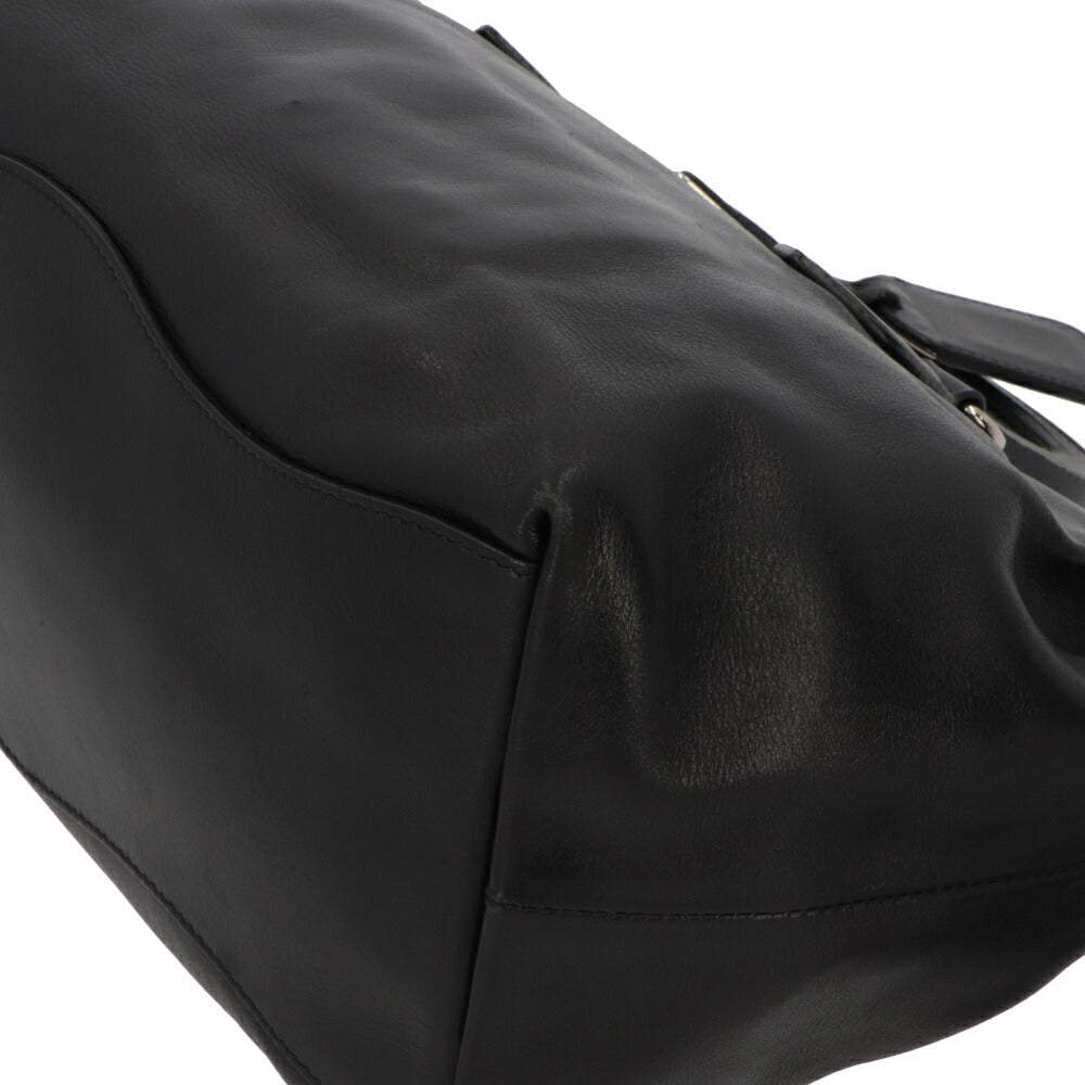 【中古/Bランク】 PRADA プラダ レディース バッグ ハンドバッグ ブラック ナッパレザー シリアルあり ヴィンテージ BN1171