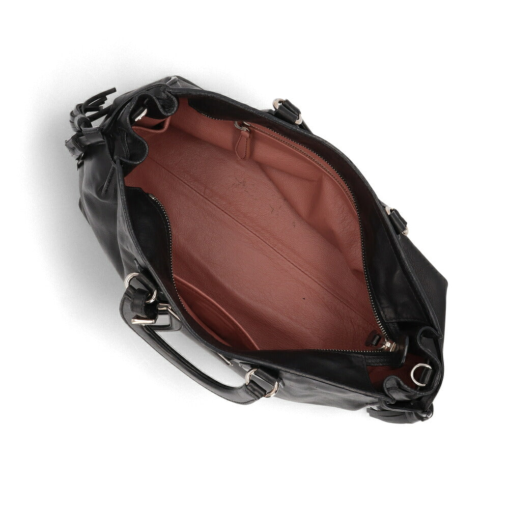 【中古/Bランク】 PRADA プラダ レディース バッグ ハンドバッグ ブラック ナッパレザー シリアルあり ヴィンテージ BN1171