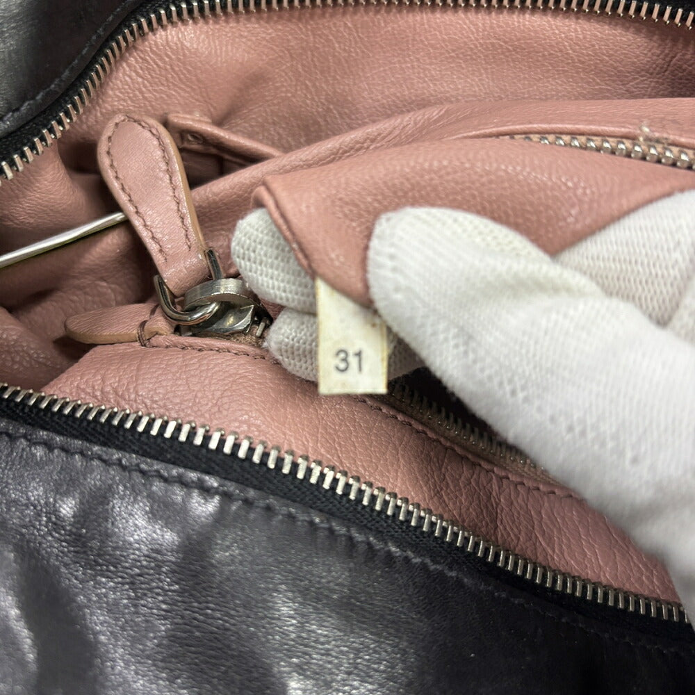 【中古/Bランク】 PRADA プラダ レディース バッグ ハンドバッグ ブラック ナッパレザー シリアルあり ヴィンテージ BN1171