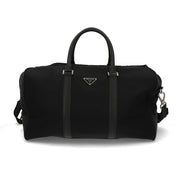 【中古/Bランク】 PRADA プラダ ユニセックス バッグ ボストンバッグ ブラック ナイロン レザー シリアルあり 大容量