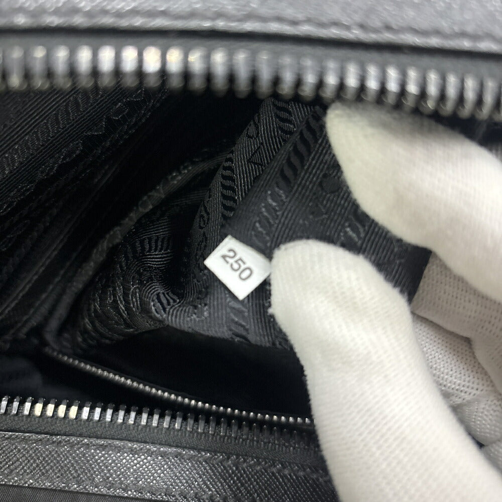 【中古/Bランク】 PRADA プラダ ユニセックス バッグ ボストンバッグ ブラック ナイロン レザー シリアルあり 大容量